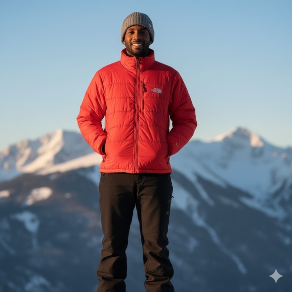 The North Face Other - The North Face Men’s  Vibrant Red Puffer Jacket